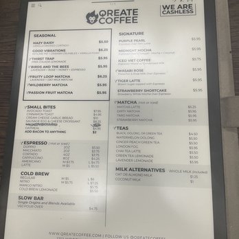 Qreate Coffee + Studio - Coffee & Tea Near Me - Orlando, Florida Qreate Coffee + Studio - Coffee & Tea Near Me - Orlando, Florida