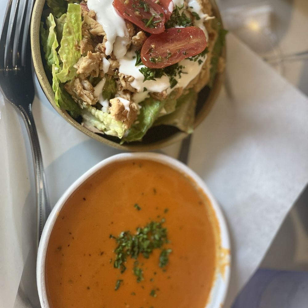 Meddys - Half soup and salad combo. - Middle Eastern Near Me - Wichita, Kansas