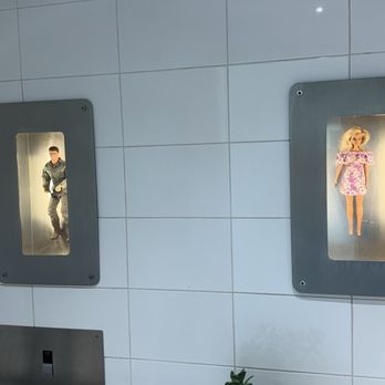 Joe's Farm Grill - Barbies in the bathroom? - American Near Me - Gilbert, Arizona Joe's Farm Grill - Barbies in the bathroom? - American Near Me - Gilbert, Arizona
