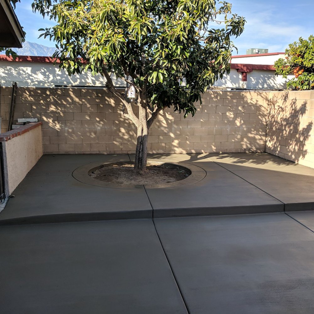 Dreamscapes & Construction Services - After the new concrete. - Masonry/Concrete Near Me