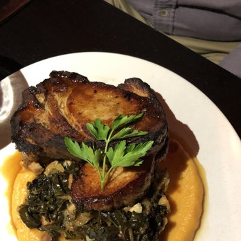 Native Eatery and Bar - Pork loin special with braised kale and sweet potato puree - New American Near Me - Rochester, New York Native Eatery and Bar - Pork loin special with braised kale and sweet potato puree - New American Near Me - Rochester, New York