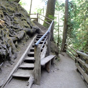 Marymere Falls - Cool steps - Hiking Near Me - Port Angeles, Washington