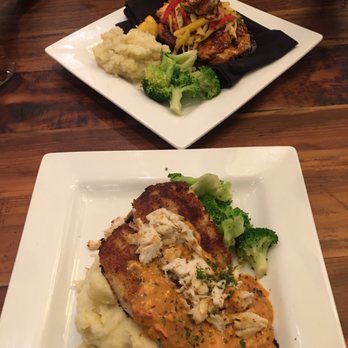 Anaya's Seafood Scratch Kitchen - Honey Chipotle Glazed Cedar Plank Salmon Garlic Parmesan Flounder - Seafood Near Me - Richardson, Texas Anaya's Seafood Scratch Kitchen - Honey Chipotle Glazed Cedar Plank Salmon Garlic Parmesan Flounder - Seafood Near Me - Richardson, Texas