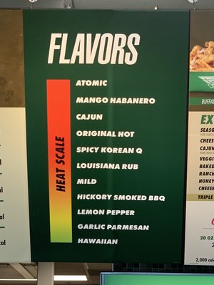Menu photo 4 Wingstop Mesa, AZ