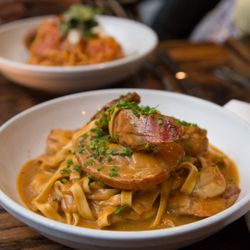 Lobster fettuccine