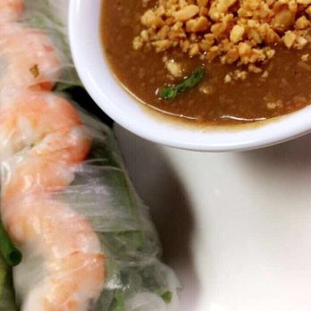 Pho An Hoa - Shrimp rolls with peanut dipping sauce - Vietnamese Near Me - San Leandro, California