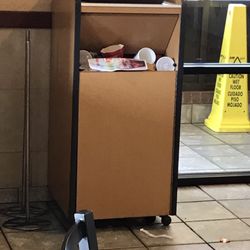 McDonald's - They don't clean the tables, floor or empty trash in the lobby, and it's a SLOW Sunday afternoon.