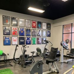 Therapy In Motion - Cool jersey wall repping past patients and oklahoma heros