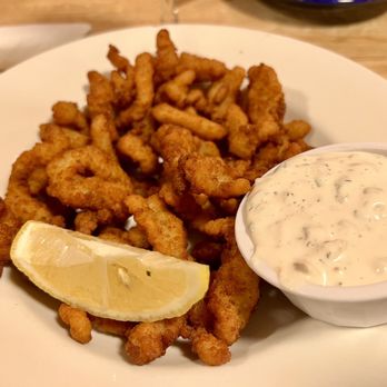Casa Del Sol - Fried clam strips and tartar sauce. - Seafood Near Me - Fort Bragg, California