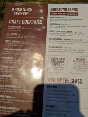 Menu photo 2 Bricktown Brewery Edmond, OK