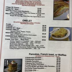 Mike Bs Cafe - Menu page 2
