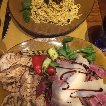 La Cantinetta Osteria con Cucina - Truffle pasta and florentine steak with eggplant - Italian Near Me - Florence, FI