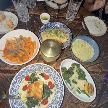 Lupessa - Spicy ragu, sea bass, broccolini, whipped potatoes and carbonara - Italian Near Me - Salt Lake City, Utah Lupessa - Spicy ragu, sea bass, broccolini, whipped potatoes and carbonara - Italian Near Me - Salt Lake City, Utah