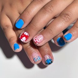Euphoria 1821 Salon & Spa - Lilo and Stitch nails by Vincent