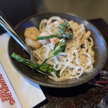 Dumpling Time Thrive City - Shrimp Garlic Noodles - Noodles Near Me - San Francisco, California Dumpling Time Thrive City - Shrimp Garlic Noodles - Noodles Near Me - San Francisco, California