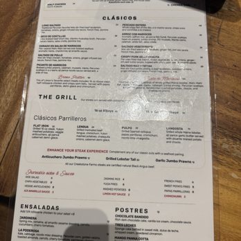 Limón - Menu - Peruvian Near Me - Walnut Creek, California