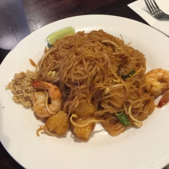 Thai Spice Kitchen - Pad Thai with overlooked shrimp and extra dollar for pineapple. Minus egg. - Thai Near Me - Jacksonville, Florida Thai Spice Kitchen - Pad Thai with overlooked shrimp and extra dollar for pineapple. Minus egg. - Thai Near Me - Jacksonville, Florida