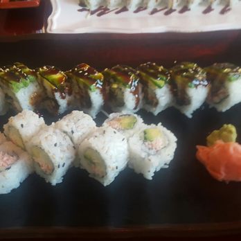 Dotombori - Caterpillar and California roll - Sushi Bars Near Me - Des Plaines, Illinois Dotombori - Caterpillar and California roll - Sushi Bars Near Me - Des Plaines, Illinois