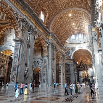 Basilica di San Pietro - The basílica interior - Churches Near Me - Rome, RM Basilica di San Pietro - The basílica interior - Churches Near Me - Rome, RM