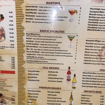 Asahi Japenese Steakhouse - the menu - Japanese Near Me - Delaware, Ohio