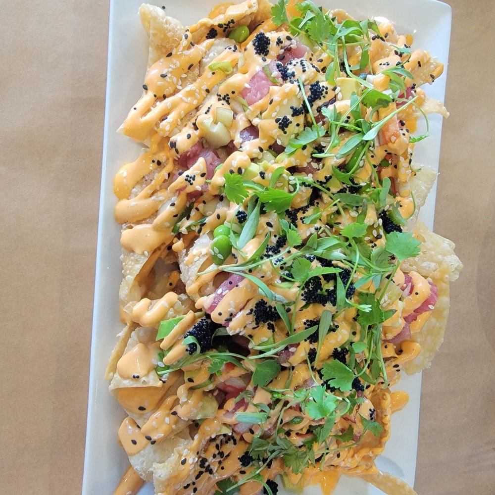 Table 26 - Ahi nachos - New American Near Me - Turlock, California Table 26 - Ahi nachos - New American Near Me - Turlock, California