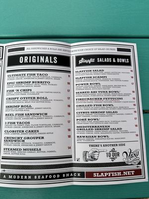 Menu photo 1 Slapfish Carmel, IN