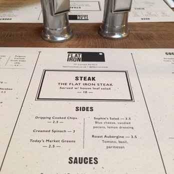 Flat Iron - Steakhouses Near Me - Shoreditch, XGL