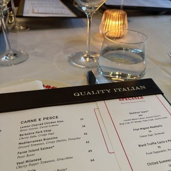 Quality Italian - Menu - Italian Near Me - Denver, Colorado