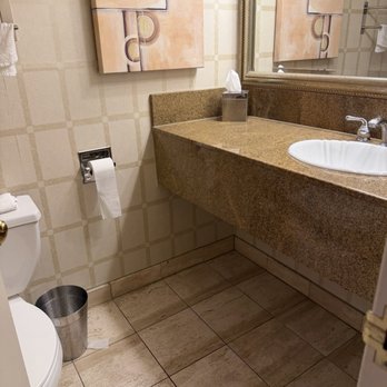Golden Nugget - Mediocre bathroom - Hotels Near Me - Las Vegas, Nevada