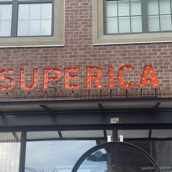 Superica Avalon - Outside Superica Sign - Tex-Mex Near Me - Alpharetta, Georgia Superica Avalon - Outside Superica Sign - Tex-Mex Near Me - Alpharetta, Georgia