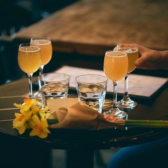 Pub Pit Caribou - three glasses of wine and a bouquet of flowers - Brewpubs Near Me - Montreal, Quebec Pub Pit Caribou - three glasses of wine and a bouquet of flowers - Brewpubs Near Me - Montreal, Quebec