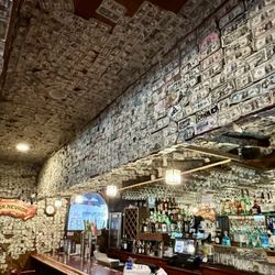 RoJo's Tavern - The dollar bill bar...
