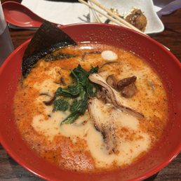 Black Garlic Pork Miso Ramen