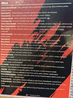 Menu photo 2 Toro’ko Sushi San Antonio, TX Menu photo 2 Toro’ko Sushi San Antonio, TX