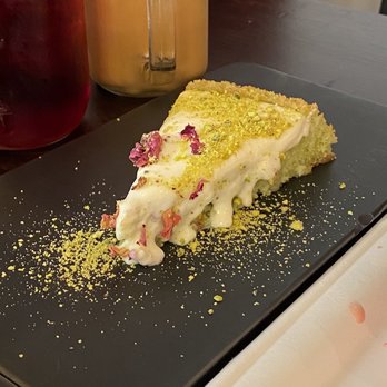 Haraz Coffee House - Pistachio cake - Coffee & Tea Near Me - Dearborn, Michigan Haraz Coffee House - Pistachio cake - Coffee & Tea Near Me - Dearborn, Michigan