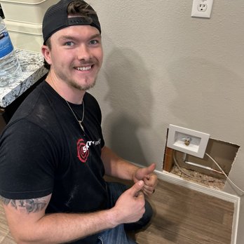 Spot On Plumbing - Installing a recessed refrigerator valve. - Plumbing Near Me - Broken Arrow, Oklahoma Spot On Plumbing - Installing a recessed refrigerator valve. - Plumbing Near Me - Broken Arrow, Oklahoma