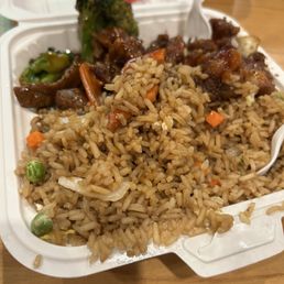 Beef broccoli some Chicken & Fried Rice Beef broccoli some Chicken & Fried Rice