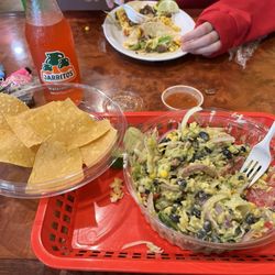 Veggie Burrito bowl 3 Tacos