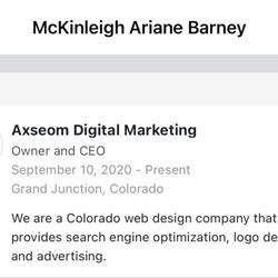 AXSEOM Digital Marketing - Owner.