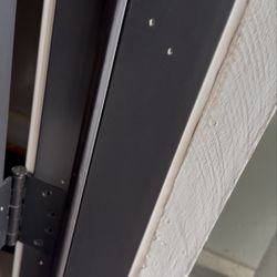 Lowe's Home Improvement - Nail holes they made and refused to patch and paint.