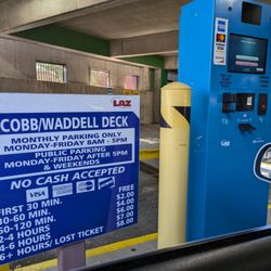 Cobb County Government - Parking rates for the Cobb/Waddell Deck, operated by LAZ Parking. 100 Cherokee St NE, Marietta, GA 30090.