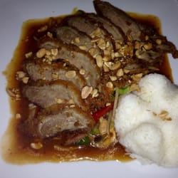 Asia Wok - Duck with lemongrass, veg, and peanuts