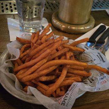 Bill's Bar & Burger - Sweet Potatoes fries. This was one side. Enough for 2 people. - Burgers Near Me - New York, New York Bill's Bar & Burger - Sweet Potatoes fries. This was one side. Enough for 2 people. - Burgers Near Me - New York, New York