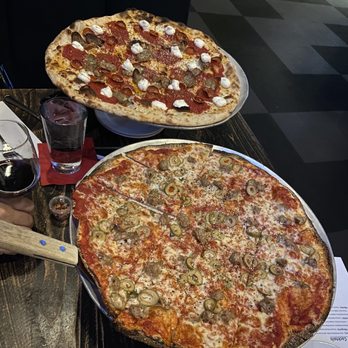 Pizza Rock - Bottom is Chicago Cracker Thin Style - Pizza Near Me - Henderson, Nevada Pizza Rock - Bottom is Chicago Cracker Thin Style - Pizza Near Me - Henderson, Nevada
