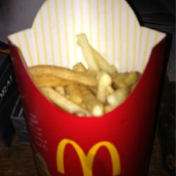 McDonald's - Large fries - 2/3 full, cold, did not eat any