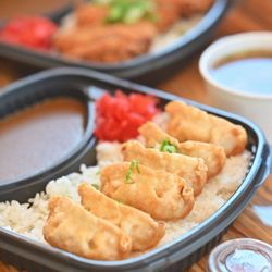 Karē Japanese Curry - Chicken gyōza plate