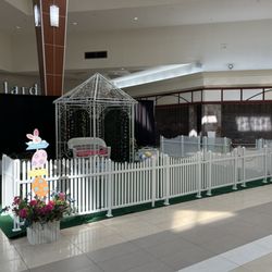 Pierre Bossier Mall - Setup for the 2026 Easter Bunny. Awaiting his arrival