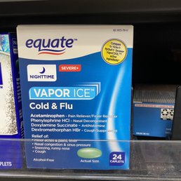 a package of equate vapor ice