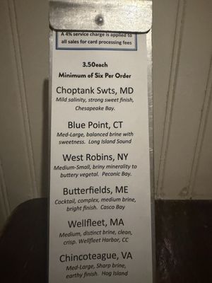 Menu photo 3 Pearl Dive Oyster Palace Washington, DC, DC Menu photo 3 Pearl Dive Oyster Palace Washington, DC, DC
