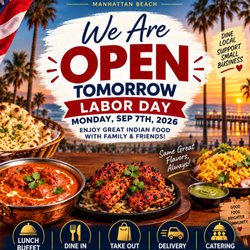 India's Tandoori - Happy Labor Day 2026